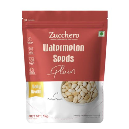 Image 2 of Roasted & Salted / 1 kg for the product Zucchero Watermelon Seeds 400g