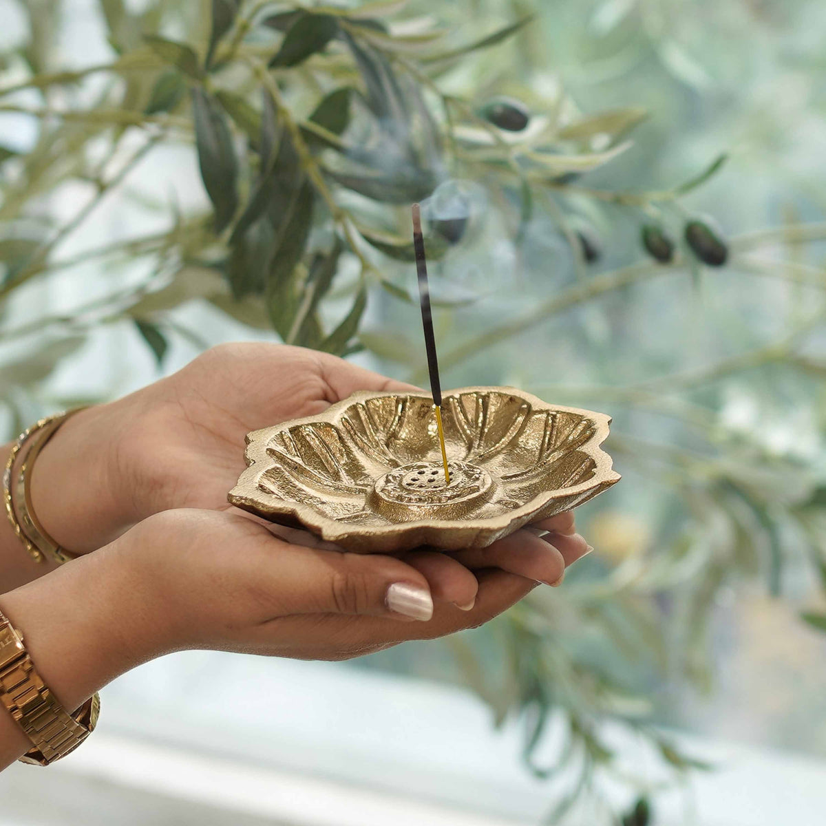 Image 7 of Behoma Lotus Incense Holder