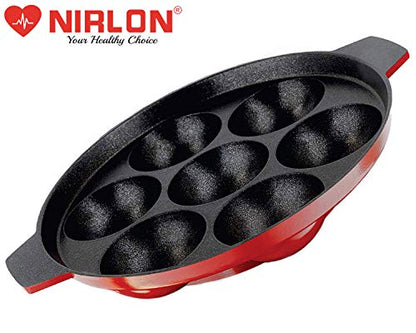 Image 3 of NIRLON Aluminium Non-Stick 7 Cavity Appam PatraPaniyarakkal