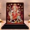 Image 1 of Default Title for the product 4x5 Inch Durga MATA Wooden Idol with HD Print | Faith Inspired Desk & Temple Decor