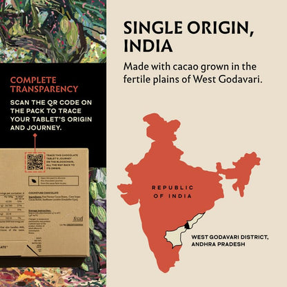 Image 5 of Manam Chocolate Single Origin India Series -43% Malt Milk, 80g