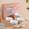Image 1 of Default Title for the product Nestasia Set of 4 Soup Bowl with Spoon (350ml Each)