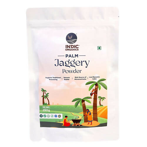 Image 1 of 250 gm for the product Indic Organics Palm Jaggery Powder