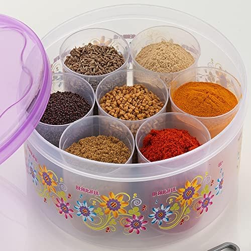 Image 2 of HomeWiz Round Masala Box 1500ml