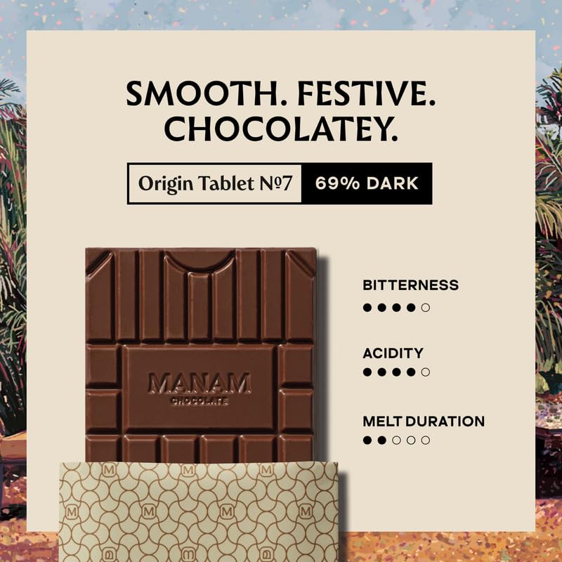 Image 4 of Manam Chocolate Single Origin India Series -69% Dark, 80g