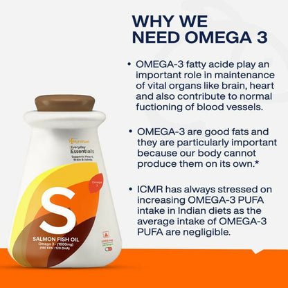 Image 4 of MyFitFuel Salmon Fish Oil Omega 3 1000mg Capsules