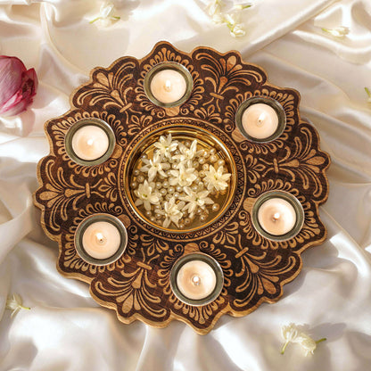 Image 1 of Behoma Mandala Urli – Brown