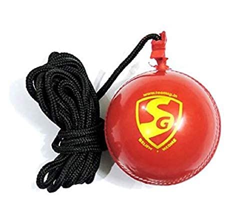 Image 4 of SG Synthetic I Ball with Cord Cricket Hanging Ball 159g