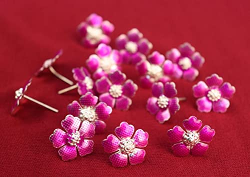 Image 2 of Dista Silvers Pink Colour Flowers 10g Pack of 5