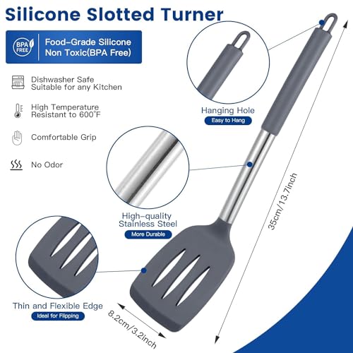 Image 6 of Carrot Silicone Spatula Turner Set