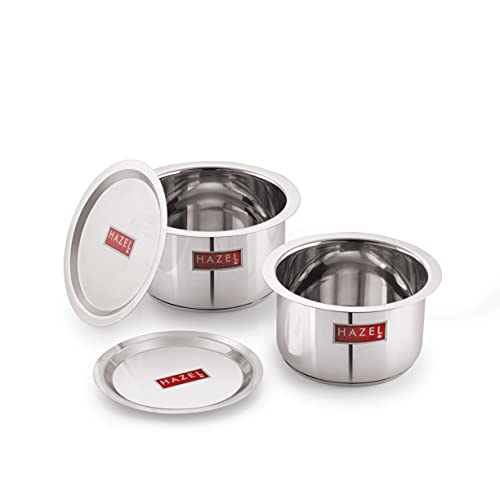 Image 5 of 4 / 1100 ML, 1500 ML for the product HAZEL Stainless Steel Tope Patila Cookware