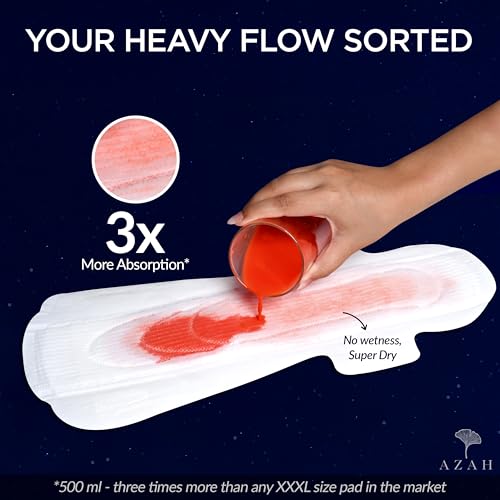 Image 9 of AZAH XXXL Sanitary Pads for Women for Heavy Flow