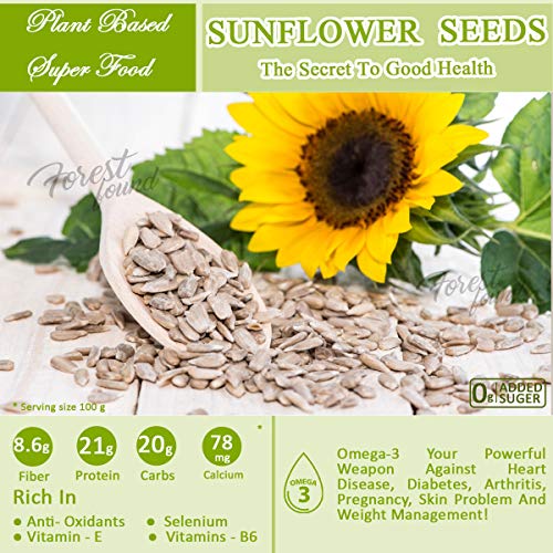 Image 5 of Forest Found Sunflower Seeds Raw 900 gram
