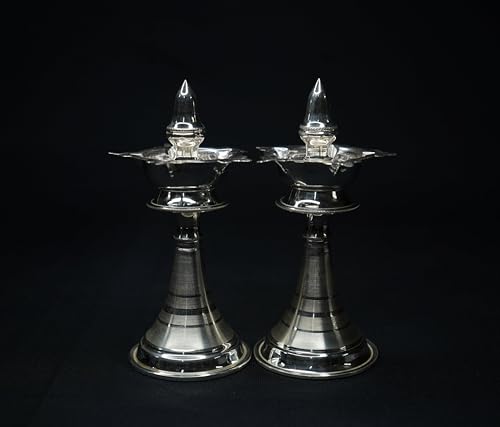 Image 2 of Dista Silvers Silver Pair of Deepalu 105 Grams