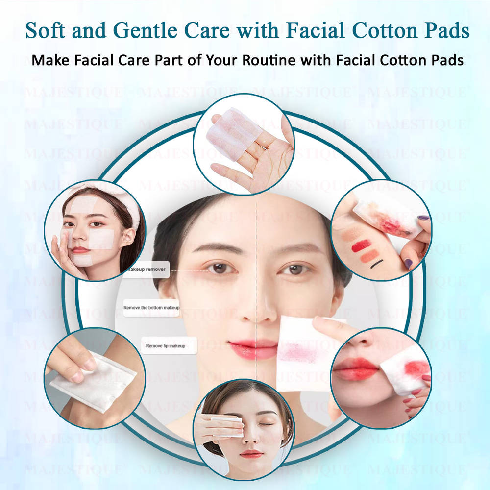 Image 6 of Majestique Makeup Removing Cotton Cleansing Tissues