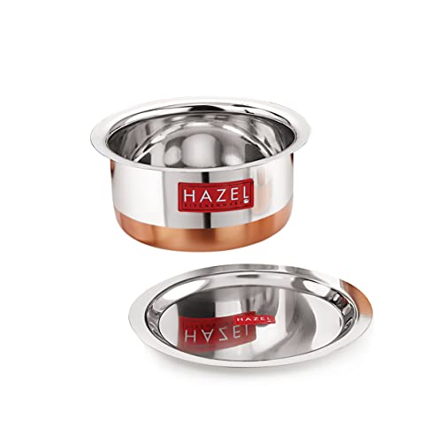 Image 13 of HAZEL Stainless Steel Patila Set with Lid