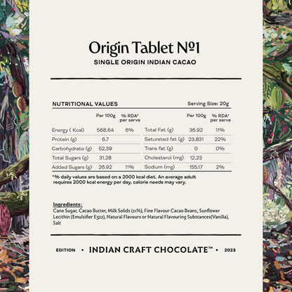 Image 3 of Manam Chocolate Single Origin India Series -45% Milk, 80g