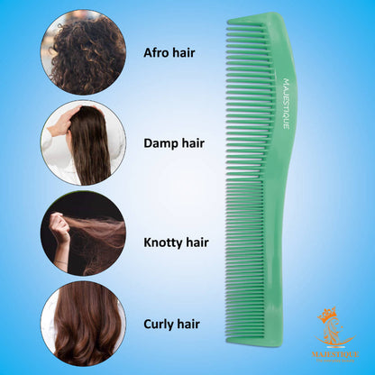 Image 2 of Majestique Long Handle Hair Comb