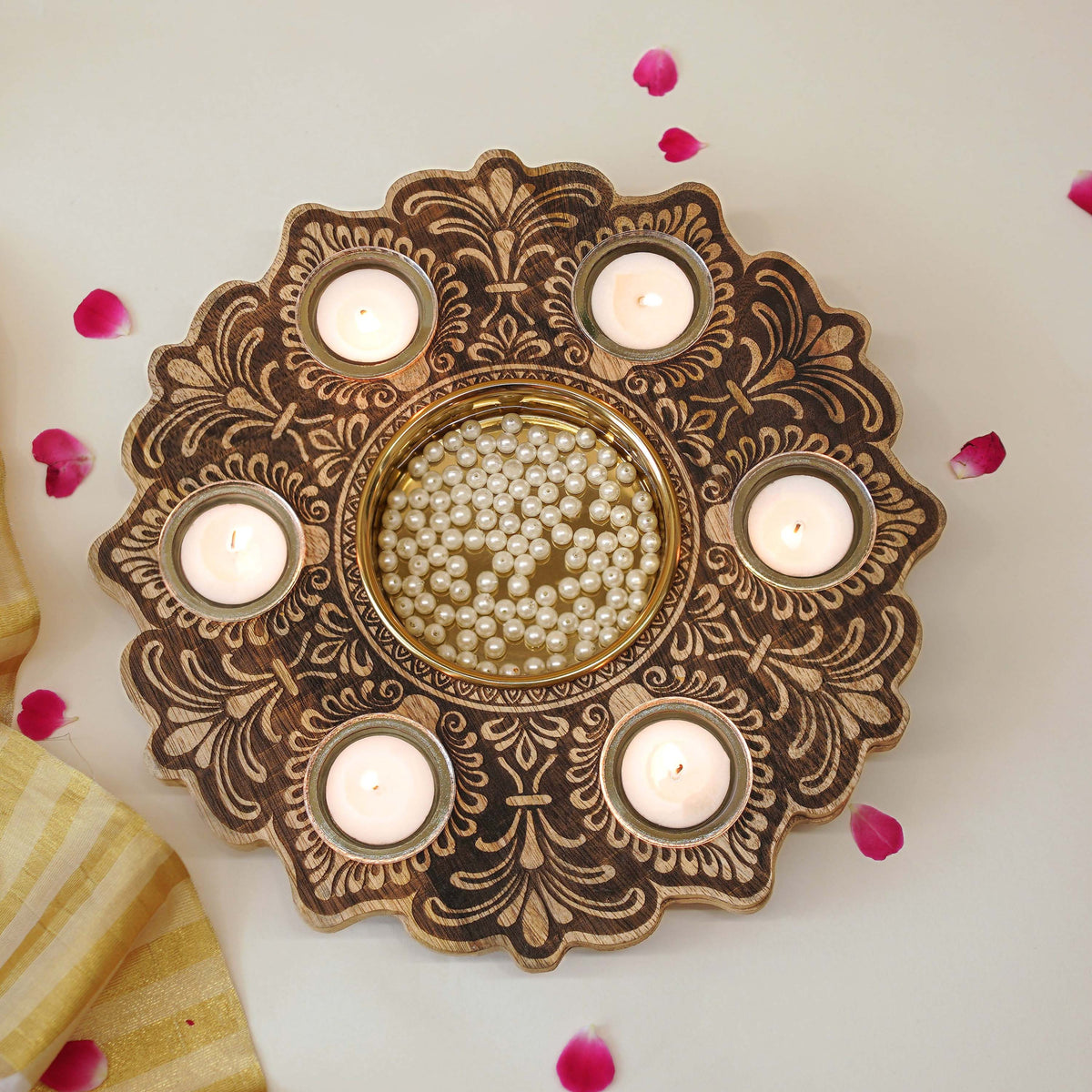 Image 2 of Behoma Mandala Urli – Brown