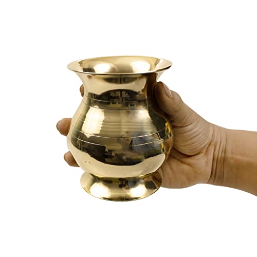 Image 5 of Spillbox Traditional Brass Lota Kalash