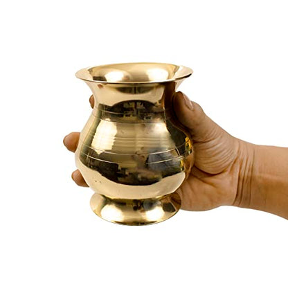 Image 5 of Spillbox Traditional Brass Lota Kalash