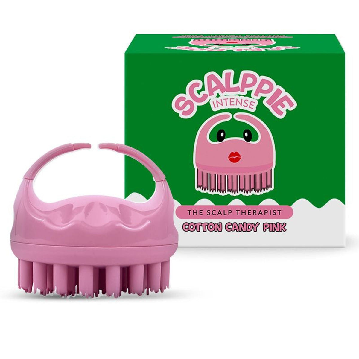 Image 1 of 1 pcs / Pack of 1 for the product Scalppie Pro Silicon Hair Scalp Massager Shampoo Brush Scrub Hair Growth & Anti Dandruff - Baby Pink