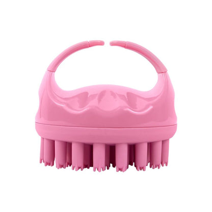 Image 3 of Scalppie Pro Silicon Hair Scalp Massager Shampoo Brush Scrub Hair Growth & Anti Dandruff - Baby Pink