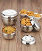 Image 1 of Default Title for the product MARU Steel Kitchen Storage Container Set of 3, Apple Shape Stainless Steel Dabba with Lids, Heavy Gauge Mirror Finish, Stackable Food Storage Containers for Kitchen & Fridge, 500ml, 750ml, 1200ml
