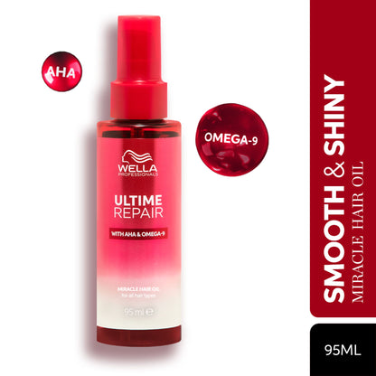 Image 2 of Wella Professionals Ultime Repair Hair Oil with AHA & Omega-9