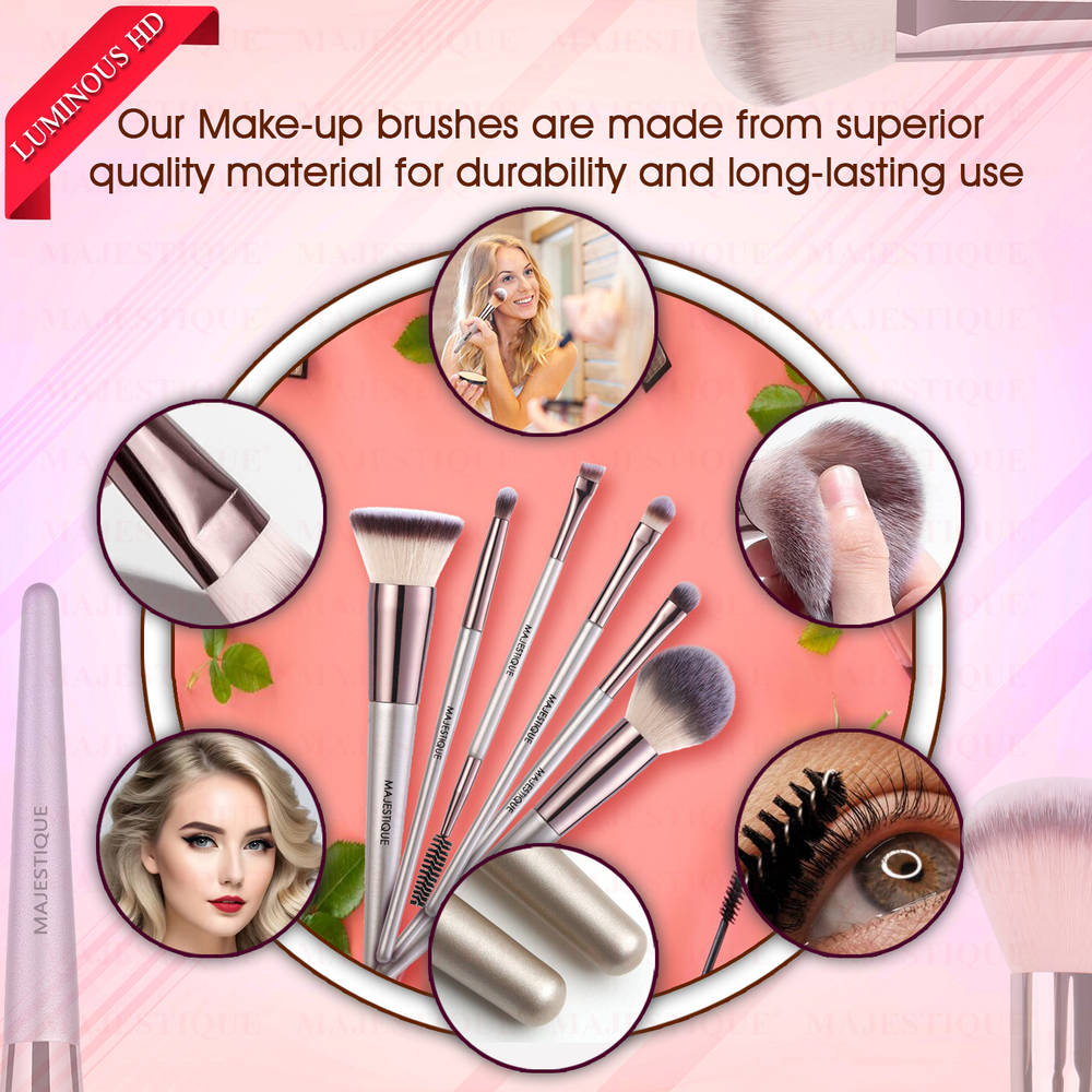 Image 7 of Majestique Professional Makeup Brush Set