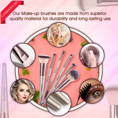 Image 7 of Majestique Professional Makeup Brush Set