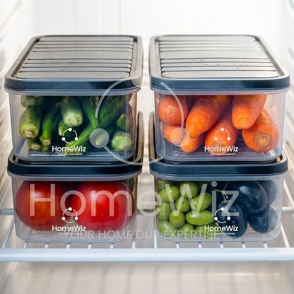 Image 6 of 4 / 1200 ML for the product HomeWiz Fridge Storage Containers