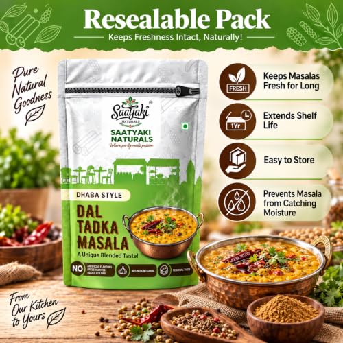 Image 7 of SAATYAKI NATURALS Dal Tadka Masala -50gm