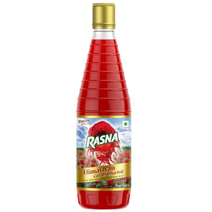 Image 1 of 750 ml (Pack of 1) for the product Rasna Himalayan Gulab Sharbat 750ml