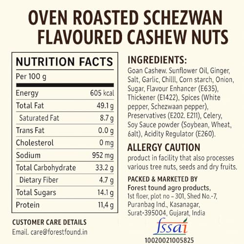 Image 3 of Forest Found Schezwaan Cashews 400g