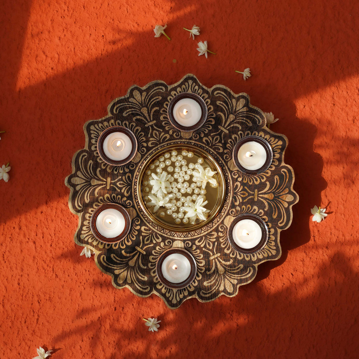 Image 3 of Behoma Mandala Urli – Brown