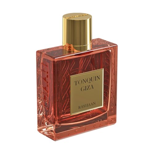 Image 2 of RAYHAAN Tonquin Giza Eau de Parfum, Fragrance, Gold Cap, Textured Glass Bottle