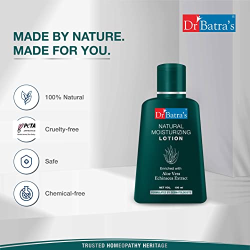 Image 5 of Dr Batra's Natural Moisturizing Lotion Enriched With Echinacea & Aloe Vera
