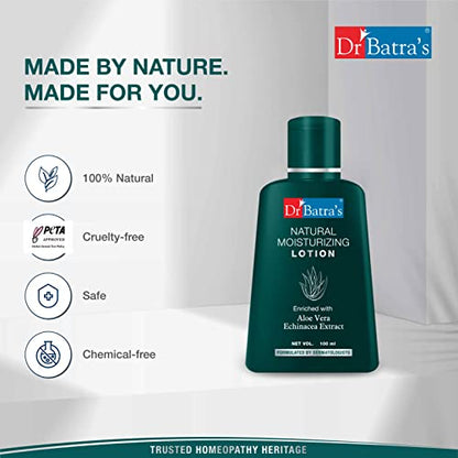 Image 5 of Dr Batra's Natural Moisturizing Lotion Enriched With Echinacea & Aloe Vera