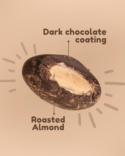 Image 4 of KOKOMAE Dragess Dark Chocolate Coated Almonds 50g Pack of 2