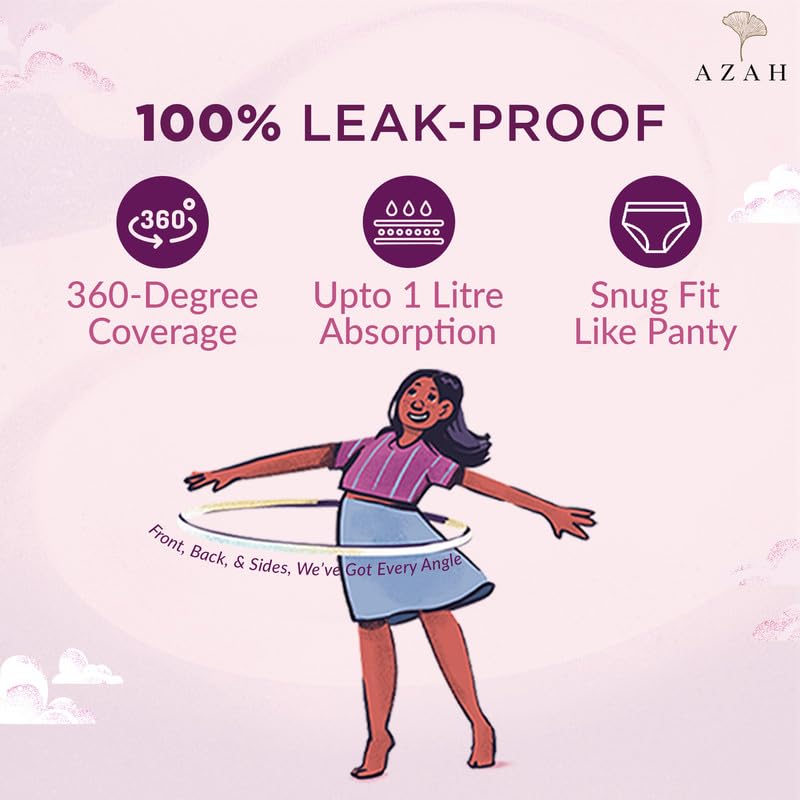 Image 6 of Azah Teen Disposable Period Panty for Girls