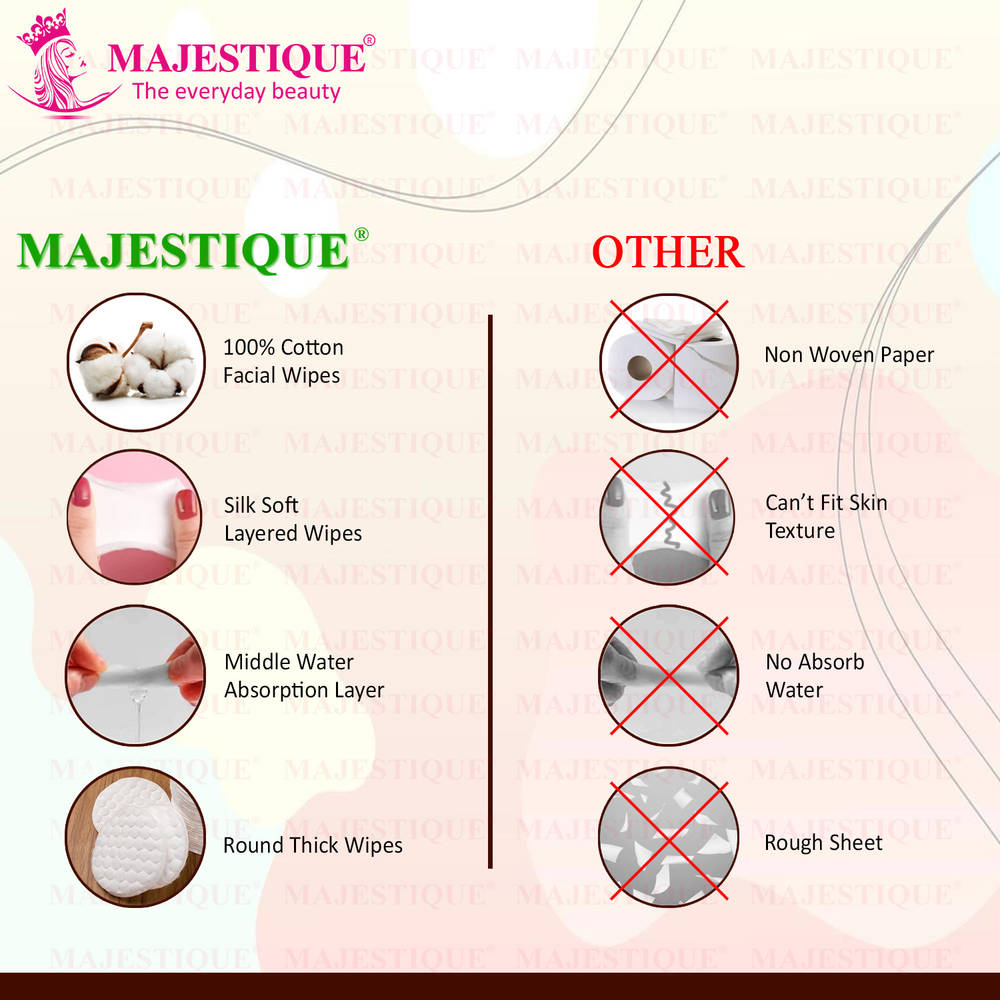 Image 4 of Majestique Premium Make-Up Removal Cotton Pads