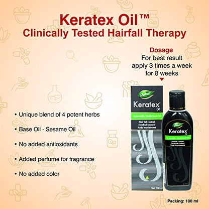 Image 5 of Dabur Keratex Ayurvedic Medicinal Oil