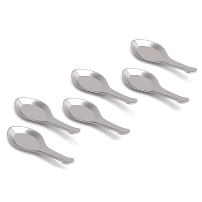 Image 2 of HAZEL Stainless Steel Small Masala Spoon Set of 6, 8.8 Cm