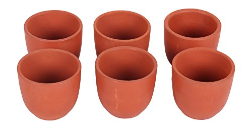 Image 2 of Mitti Cool Clay Cherry Cup Set, 6-Piece, Brown