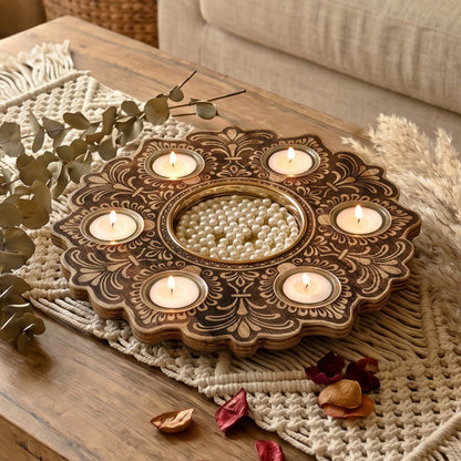 Image 4 of Behoma Mandala Urli – Brown