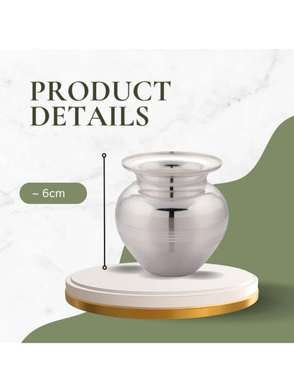 Image 3 of Silverglow Stainless Steel Durable Amrit Pooja Kalash