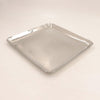 Image 1 of 11 x 11 x 0.8 Inch for the product Spillbox Stainless Steel Serving Tray
