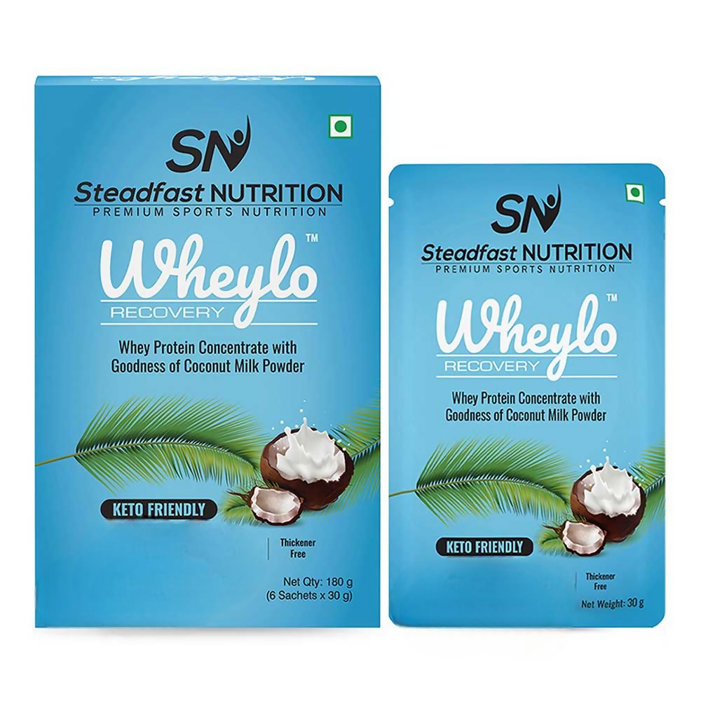 Image 1 of 1050 gm for the product Steadfast Nutrition Wheylo Whey Protein Concentrate With Coconut Milk Powder