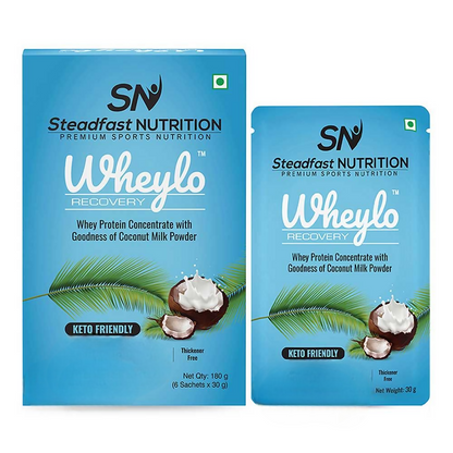 Image 1 of 1050 gm for the product Steadfast Nutrition Wheylo Whey Protein Concentrate With Coconut Milk Powder